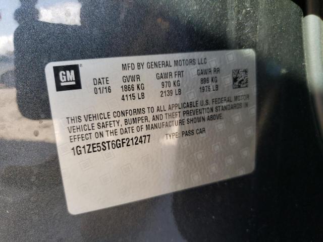 Photo 10 from auction – 2016 CHEVROLET MALIBU LT with VIN 1G1ZE5ST6GF212477