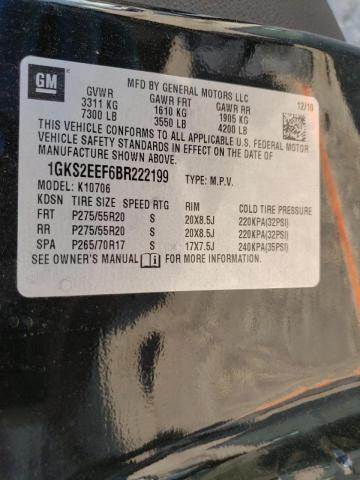 Photo 10 from auction – 2011 GMC YUKON DENA with VIN 1GKS2EEF6BR222199