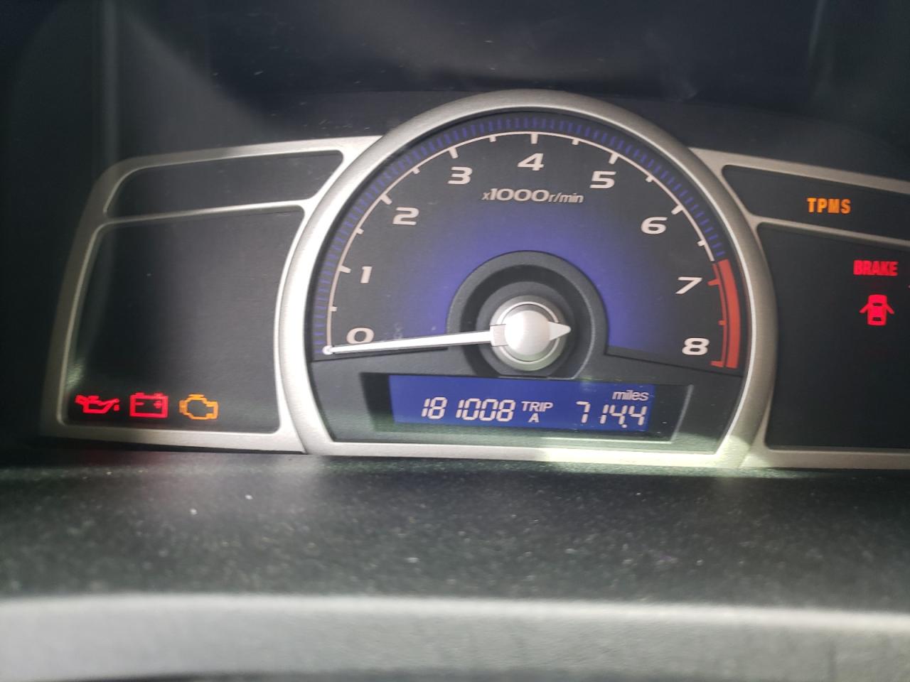 Photo 8 from auction – 2010 HONDA CIVIC LX with VIN 19XFA1E59AE001500