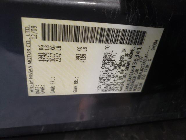 Photo 10 from auction – 2010 NISSAN ALTIMA BAS with VIN 1N4AL2AP5AN436341