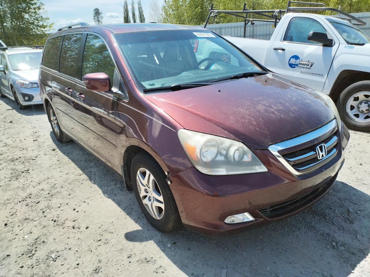 Photo 1 from auction – 2007 HONDA ODYSSEY EX with VIN 5FNRL38717B413302