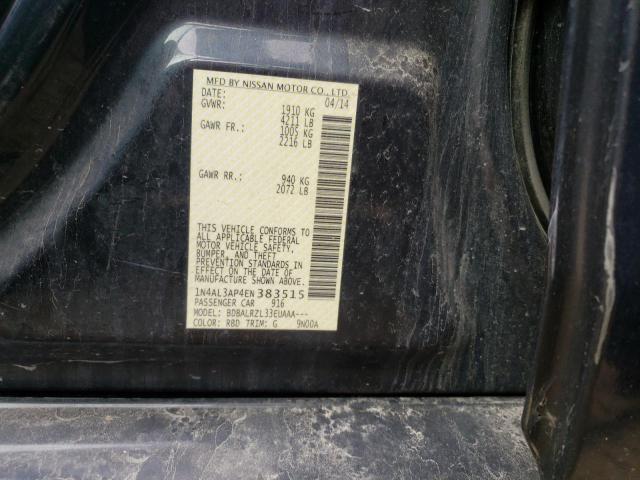 Photo 10 from auction – 2014 NISSAN ALTIMA 2.5 with VIN 1N4AL3AP4EN383515