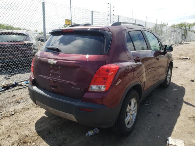 Photo 4 from auction – 2016 CHEVROLET TRAX 1LT with VIN 3GNCJLSB9GL128459