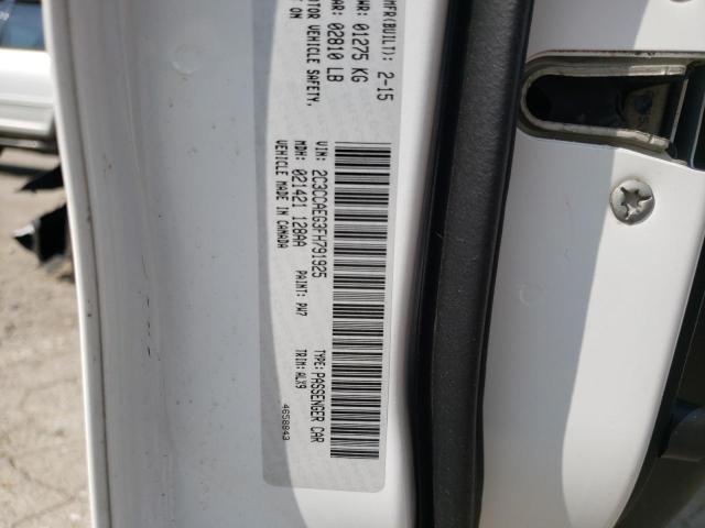 Photo 10 from auction – 2015 CHRYSLER 300C with VIN 2C3CCAEG3FH791925