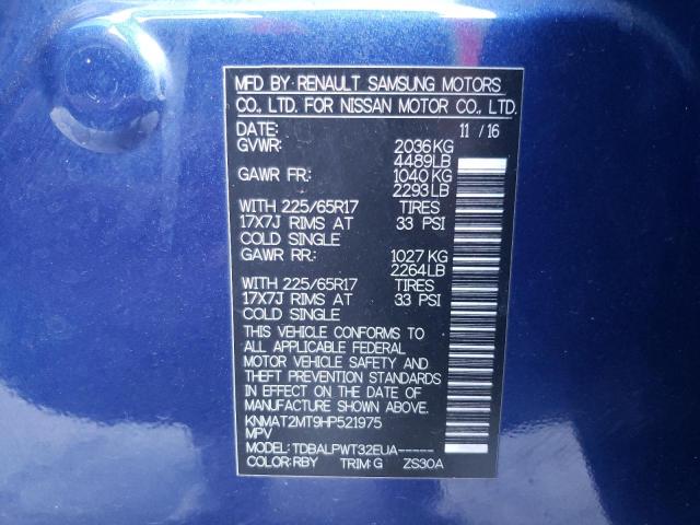 Photo 10 from auction – 2017 NISSAN ROGUE S with VIN KNMAT2MT9HP521975