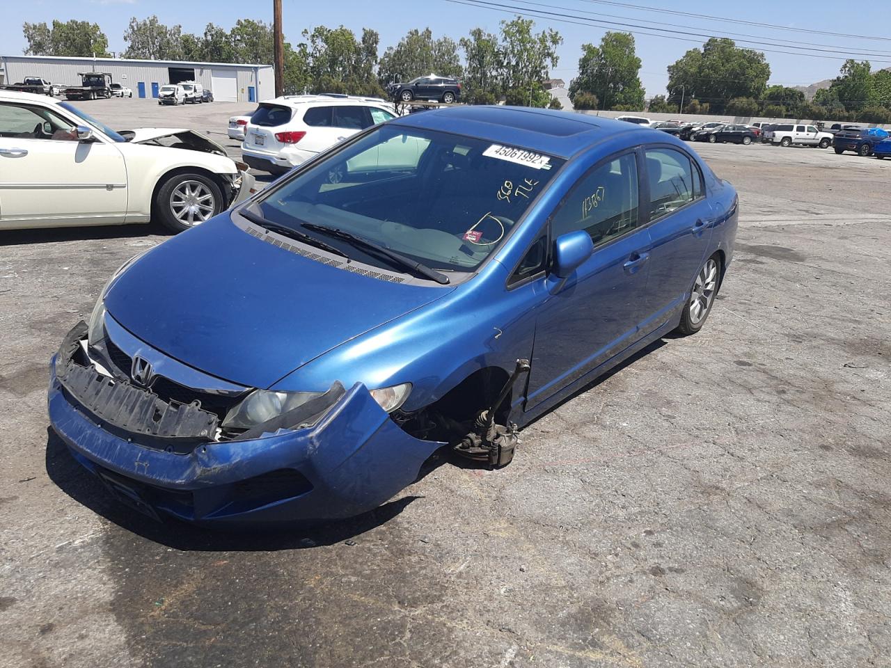 Photo 2 from auction – 2009 HONDA CIVIC EX with VIN 19XFA16899E024702