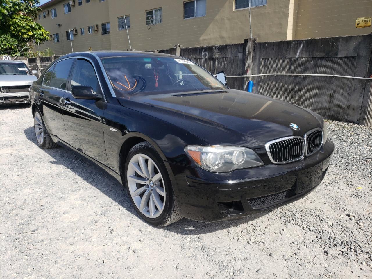BMW 750 LI 2008 with VIN WBAHN83578DT87299 - Photo from auction