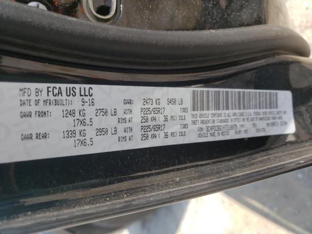 Photo 10 from auction – 2017 DODGE JOURNEY SX with VIN 3C4PDCBG1HT518079