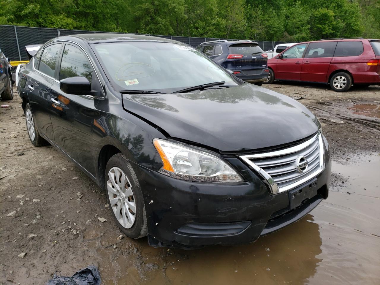 Photo 1 from auction – 2013 NISSAN SENTRA with VIN 3N1AB7AP4DL796136