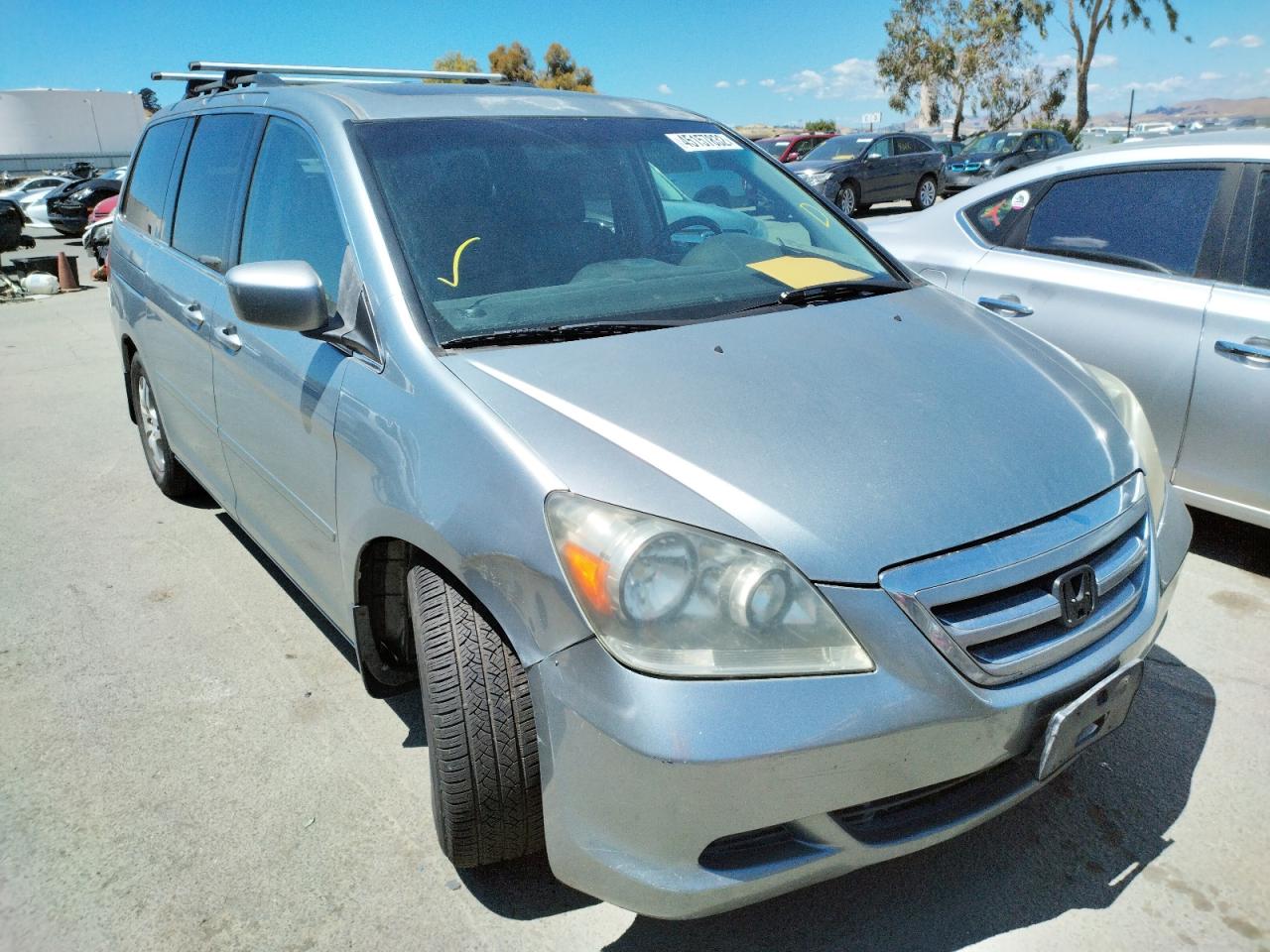 Photo 1 from auction – 2007 HONDA ODYSSEY EX with VIN 5FNRL386X7B059903