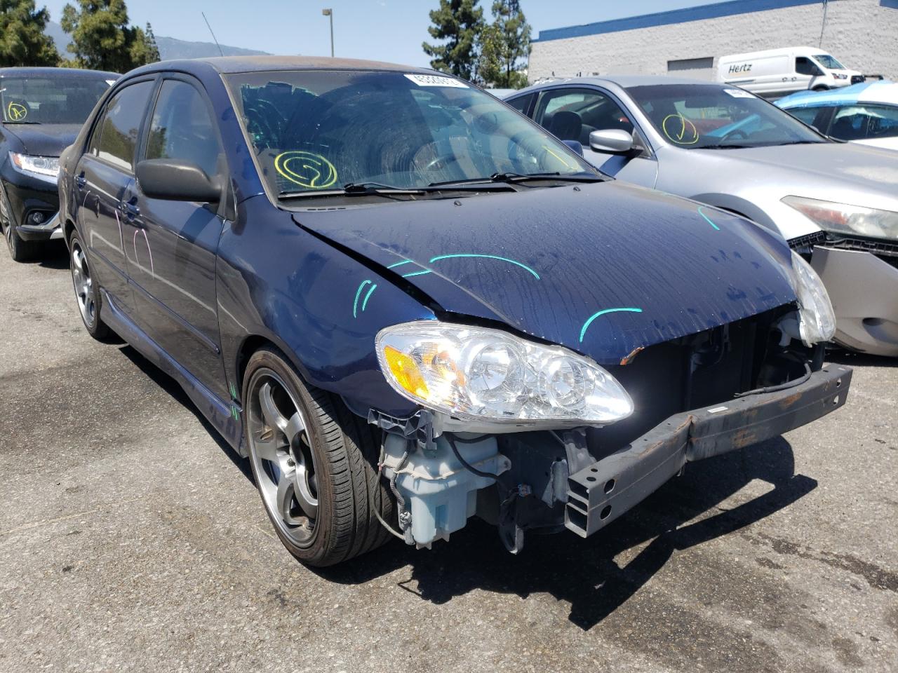 TOYOTA COROLLA CE 2006 with VIN 1NXBR32E96Z653707 - Photo from auction