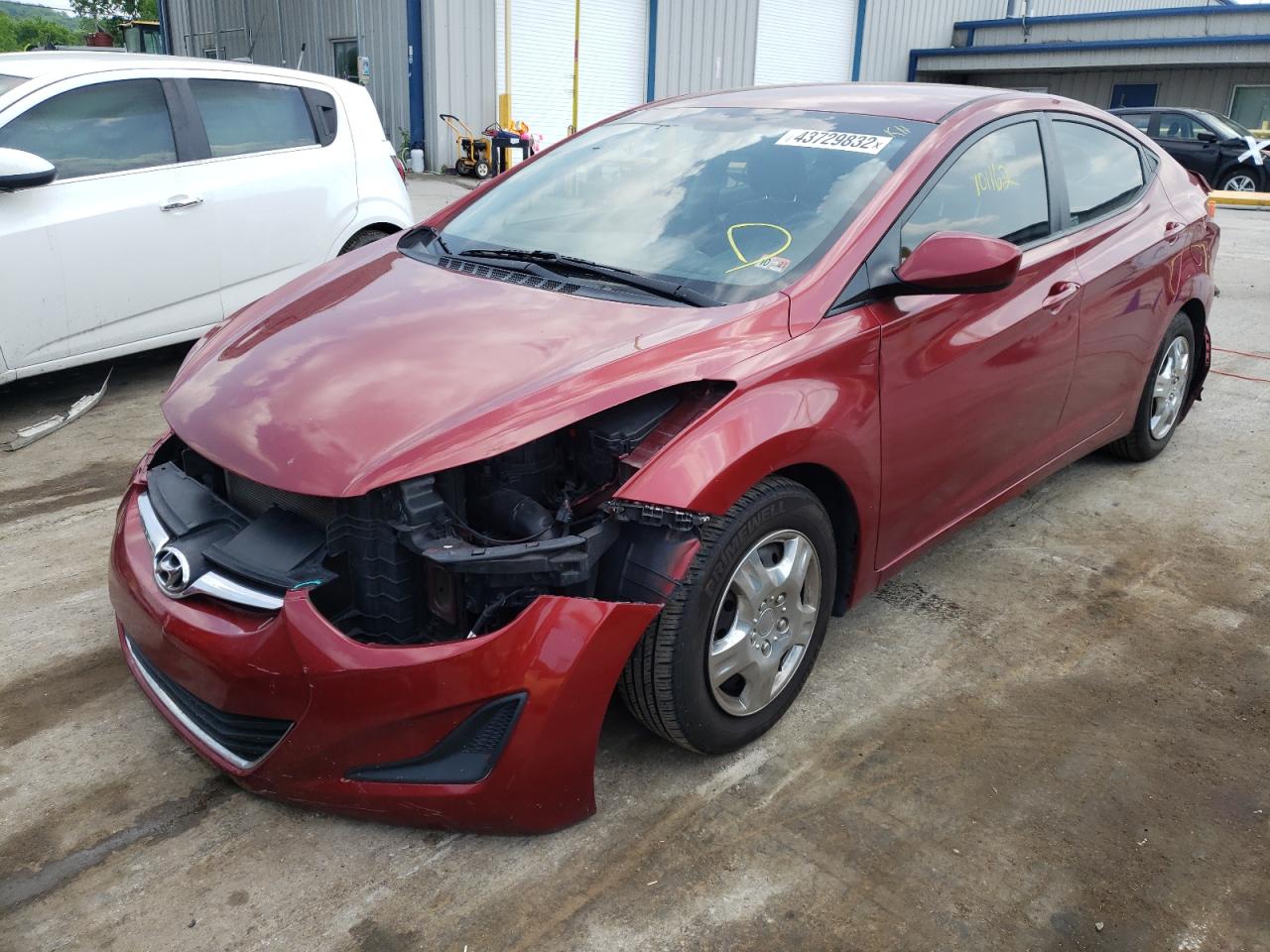 Photo 2 from auction – 2016 HYUNDAI ELANTRA SE with VIN 5NPDH4AEXGH734427