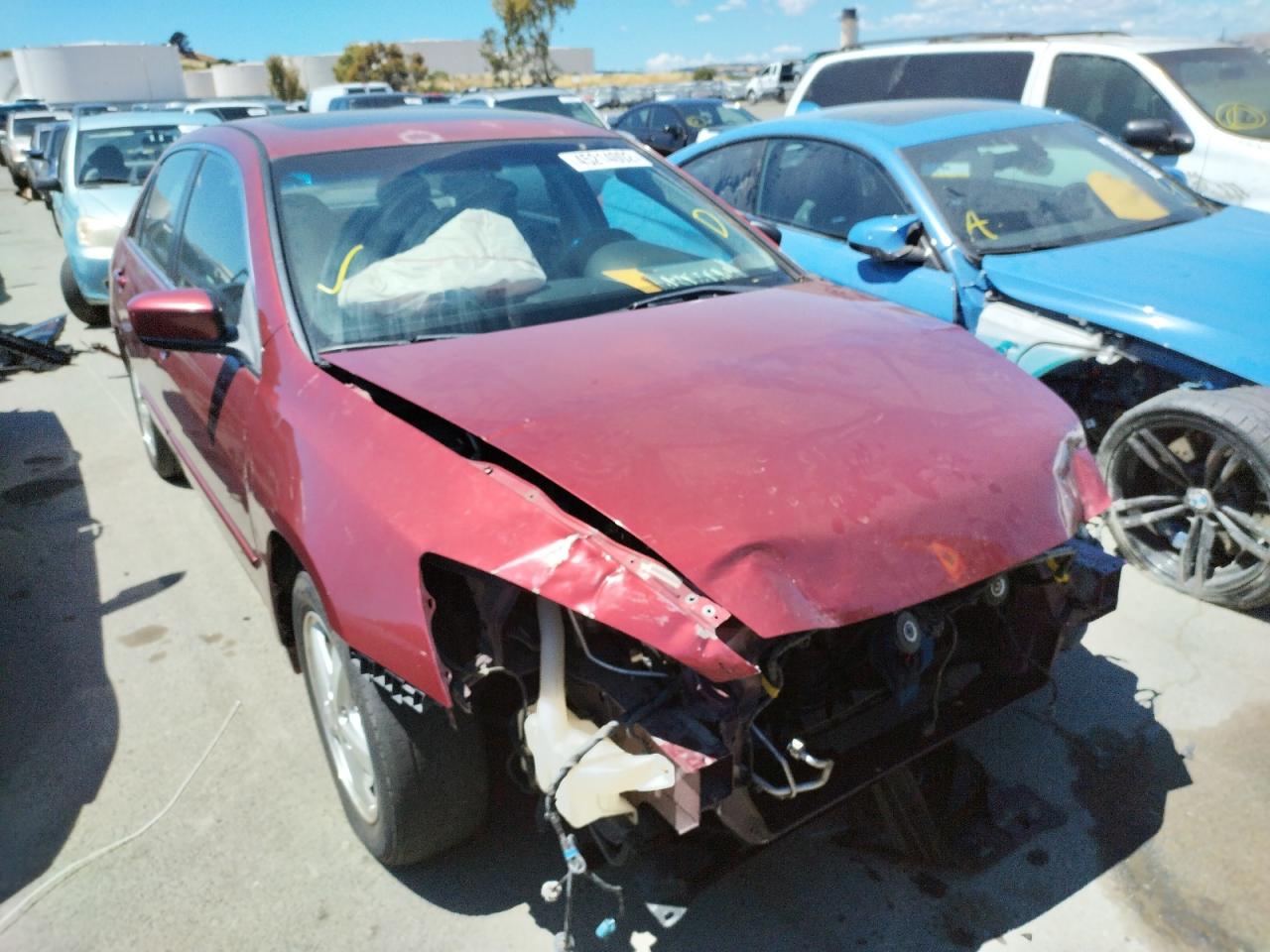 HONDA ACCORD EX 2003 with VIN JHMCM56613C054502 - Photo from auction