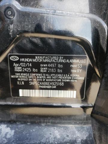 Photo 10 from auction – 2014 HYUNDAI SONATA SE with VIN 5NPEC4AB6EH925168
