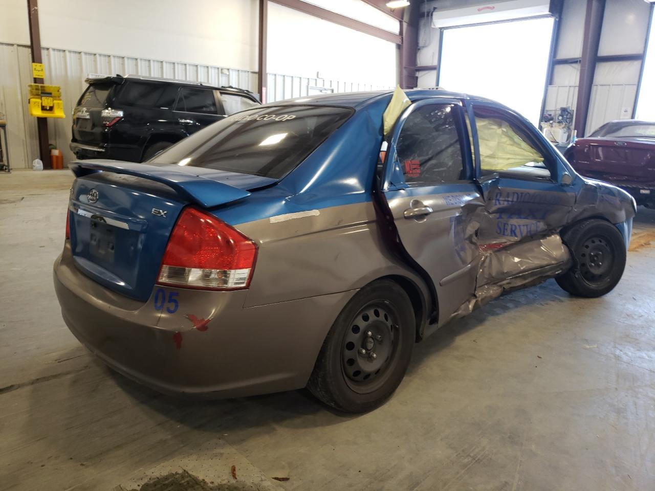 Photo 4 from auction – 2009 KIA SPECTRA EX with VIN KNAFE221295631150