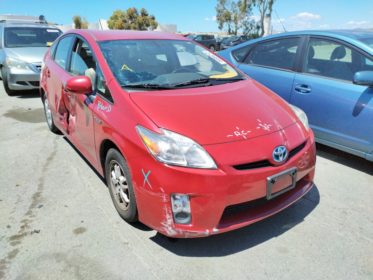 TOYOTA PRIUS 2010 with VIN JTDKN3DU2A0206432 - Photo from auction