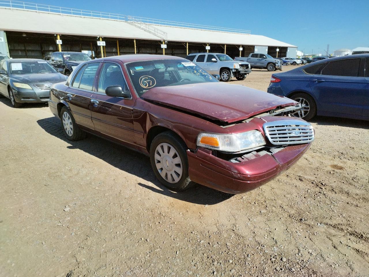 FORD CROWN VICT 2008 with VIN 2FAFP71VX8X163279 - Photo from auction