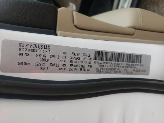 Photo 10 from auction – 2020 JEEP GRAND CHER with VIN 1C4RJFBG3LC201685