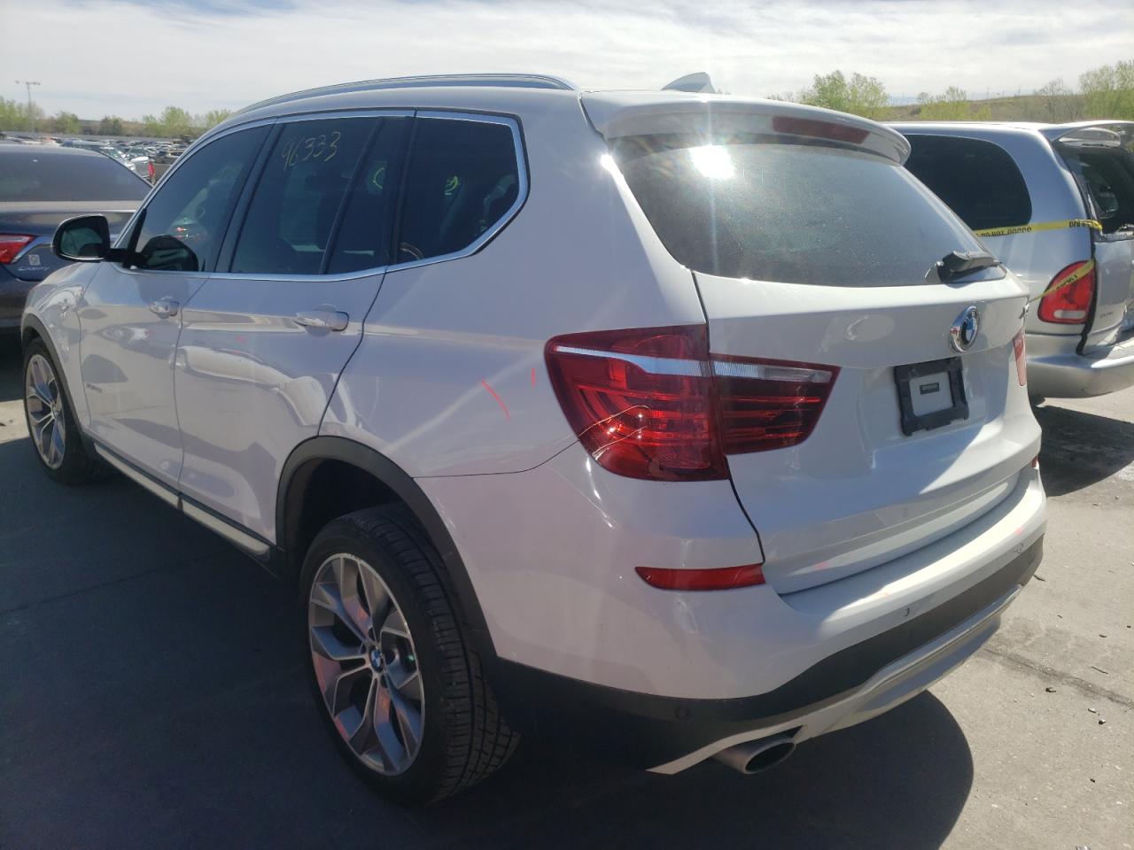 Photo 3 from auction – 2016 BMW X3 XDRIVE2 with VIN 5UXWY3C55G0N87509