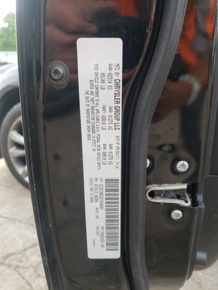 Photo 10 from auction – 2014 CHRYSLER 300 S with VIN 2C3CCABG2EH340603