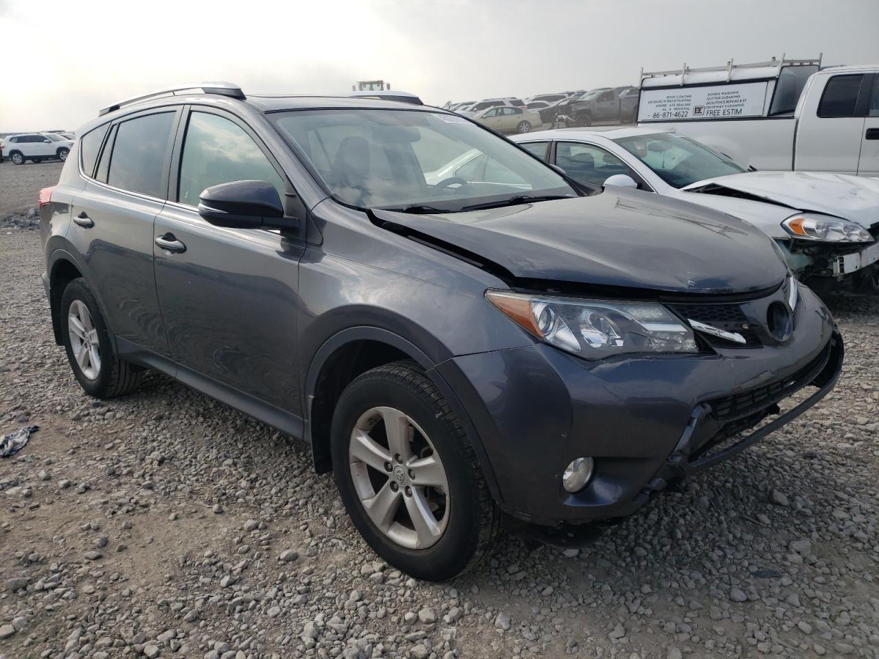 TOYOTA RAV4 XLE 2013 with VIN JTMWFREVXDD004833 - Photo from auction