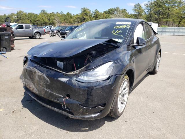Photo 2 from auction – 2021 TESLA MODEL Y with VIN 5YJYGDEE3MF196873