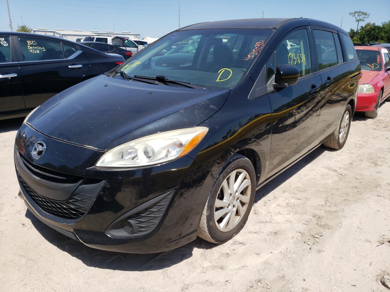 Photo 2 from auction – 2012 MAZDA 5 with VIN JM1CW2BL0C0139807
