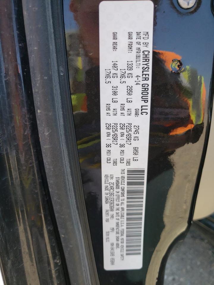 Photo 10 from auction – 2014 CHRYSLER TOWN & COU with VIN 2C4RC1BG1ER363600