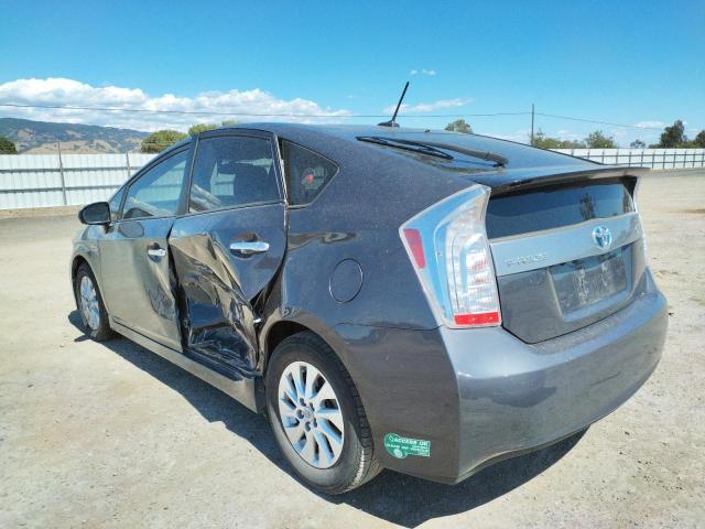 Photo 3 from auction – 2013 TOYOTA PRIUS PLUG with VIN JTDKN3DPXD3039251