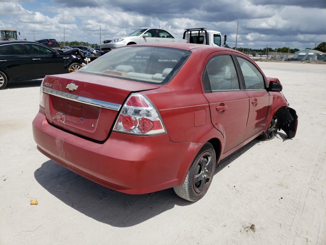 Photo 4 from auction – 2009 CHEVROLET AVEO LS with VIN KL1TD56E79B358660