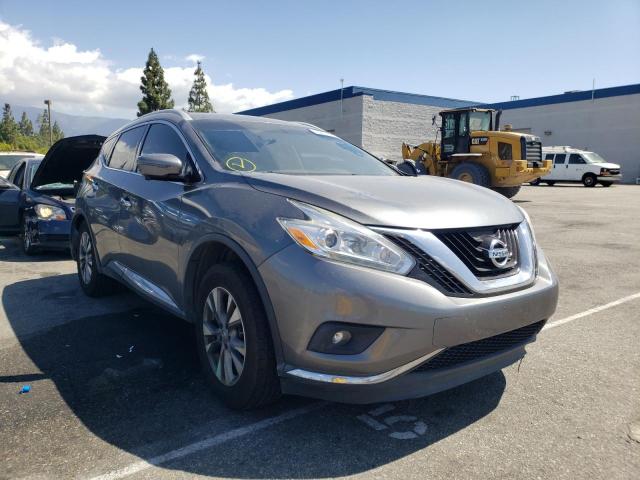 NISSAN MURANO S 2016 with VIN 5N1AZ2MG1GN143030 - Photo from auction