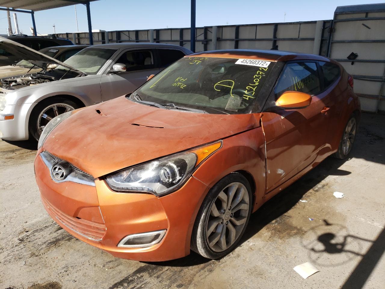 Photo 2 from auction – 2012 HYUNDAI VELOSTER with VIN KMHTC6ADXCU066301
