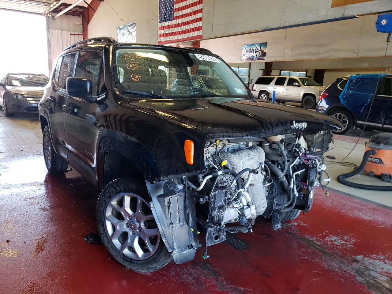 JEEP RENEGADE L 2017 with VIN ZACCJBBB3HPE98415 - Photo from auction