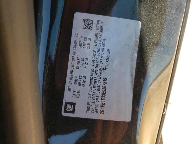 Photo 10 from auction – 2014 CHEVROLET CAMARO LT with VIN 2G1FB1E33E9287319