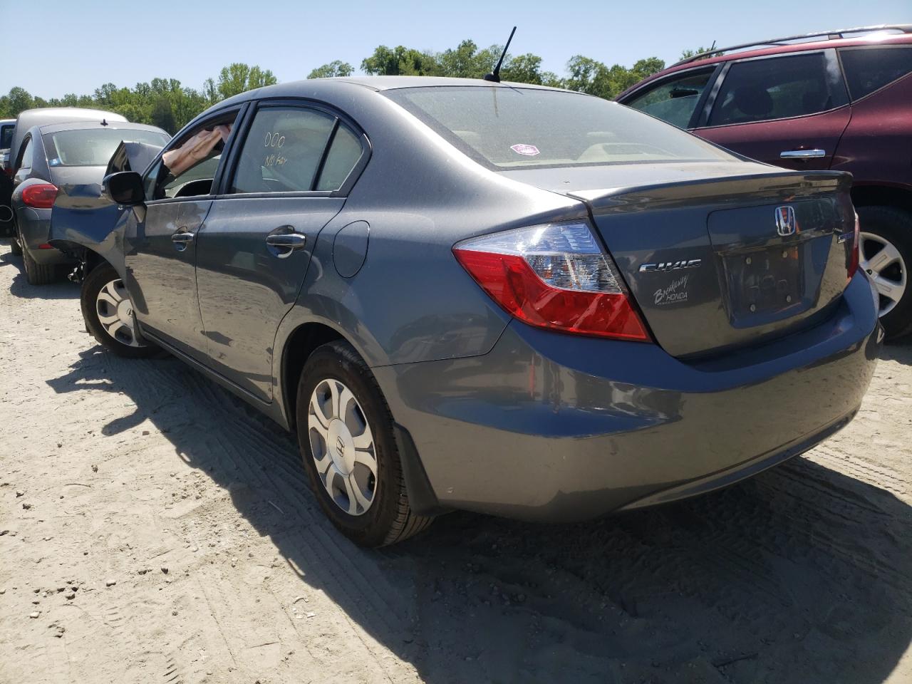 Photo 3 from auction – 2012 HONDA CIVIC HYBR with VIN JHMFB4F36CS011296