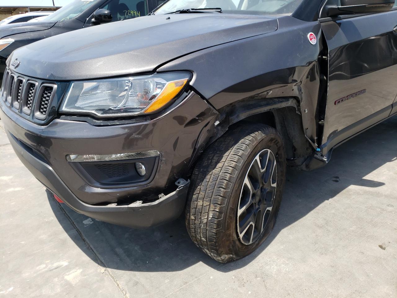 Photo 9 from auction – 2020 JEEP COMPASS TR with VIN 3C4NJDDB3LT193693