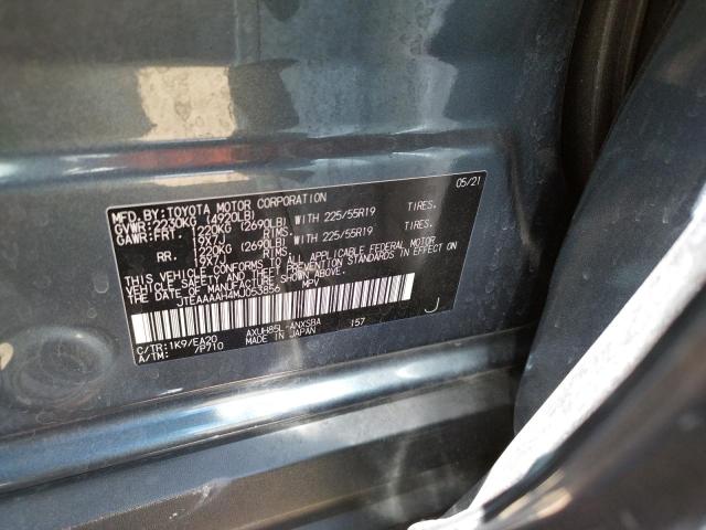 Photo 10 from auction – 2021 TOYOTA VENZA LE with VIN JTEAAAAH4MJ053856