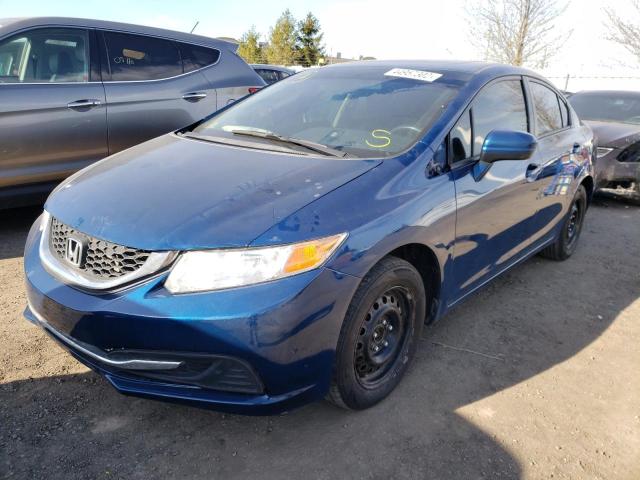 Photo 2 from auction – 2014 HONDA CIVIC LX with VIN 2HGFB2F55EH007811