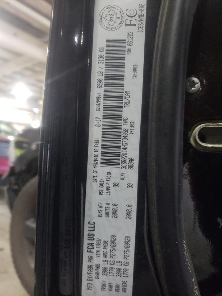 Photo 10 from auction – 2017 RAM 1500 ST with VIN 3C6RR7KT4HG734958