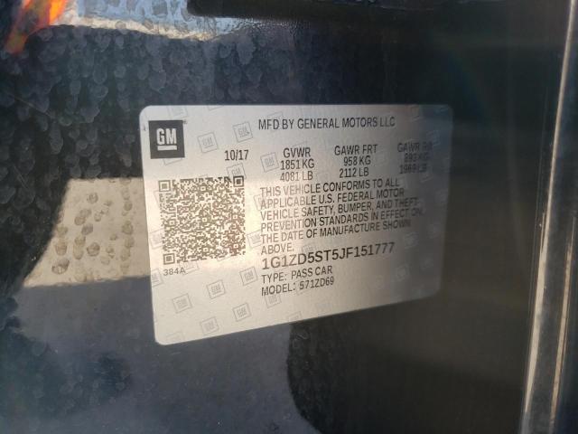 Photo 10 from auction – 2018 CHEVROLET MALIBU LT with VIN 1G1ZD5ST5JF151777