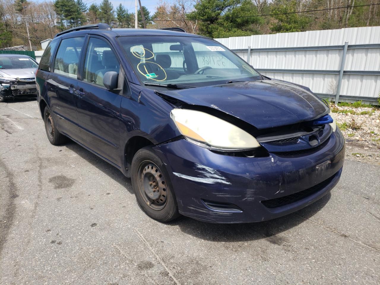 Photo 1 from auction – 2006 TOYOTA SIENNA CE with VIN 5TDZA23C06S513258