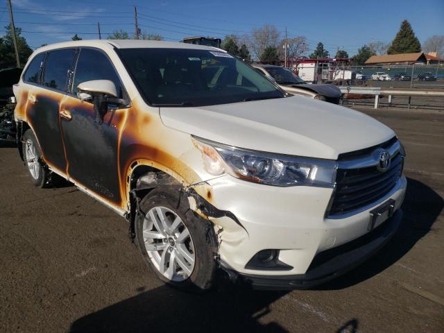 TOYOTA HIGHLANDER 2016 with VIN 5TDBKRFH1GS286484 - Photo from auction