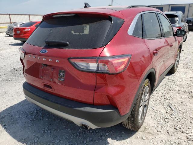 Photo 4 from auction – 2021 FORD ESCAPE SEL with VIN 1FMCU0H61MUA09763