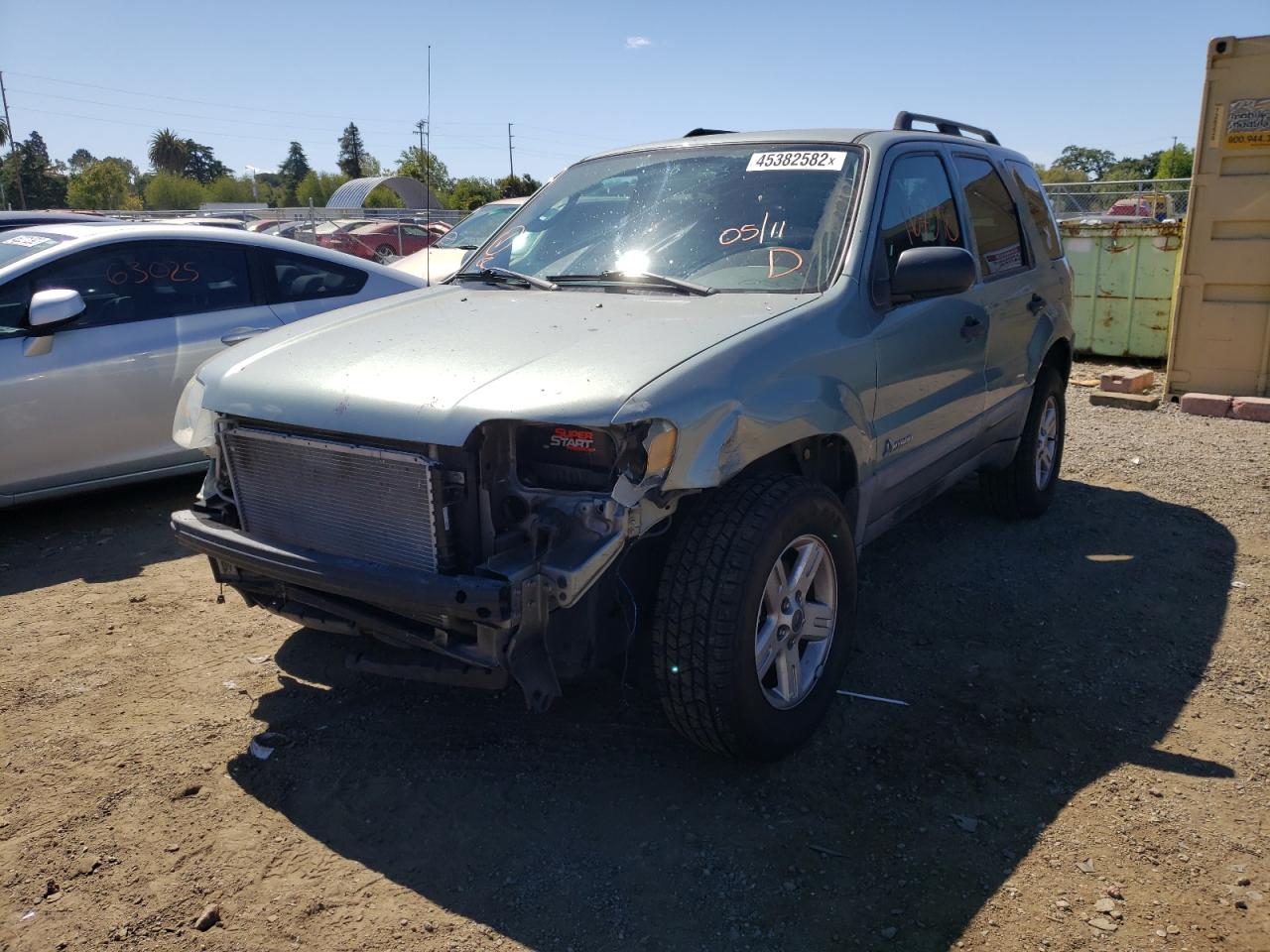 Photo 2 from auction – 2007 FORD ESCAPE HEV with VIN 1FMYU49H07KA62662