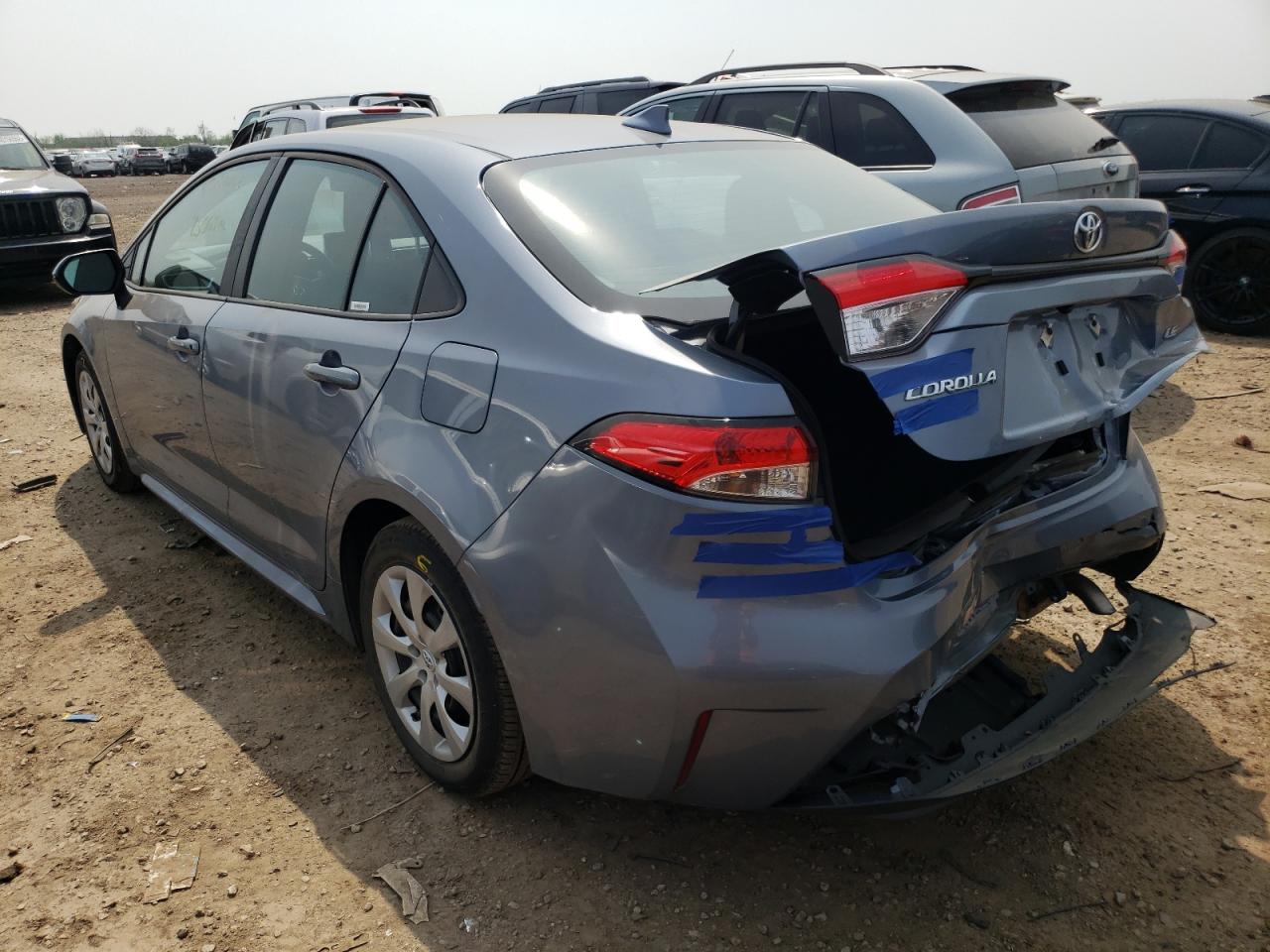 Photo 3 from auction – 2021 TOYOTA COROLLA LE with VIN 5YFEPMAE6MP245867