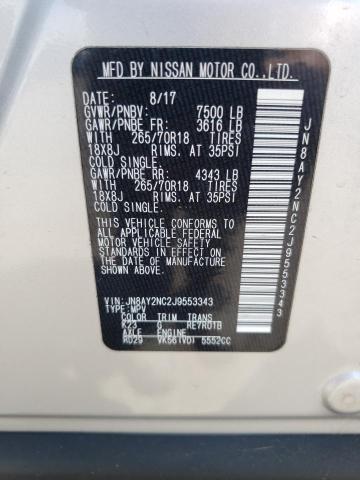 Photo 10 from auction – 2018 NISSAN ARMADA SV with VIN JN8AY2NC2J9553343