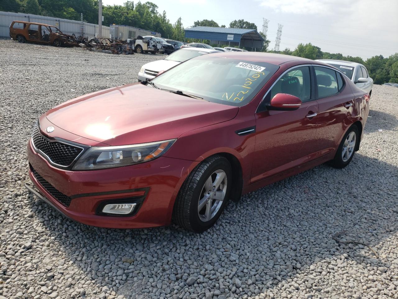 Photo 2 from auction – 2014 KIA OPTIMA LX with VIN 5XXGM4A70EG282779