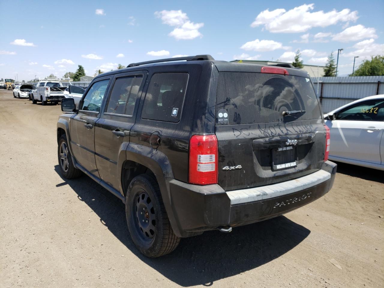 Photo 3 from auction – 2008 JEEP PATRIOT SP with VIN 1J8FF28W38D765536