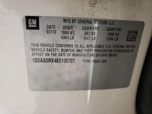 Photo 10 from auction – 2014 CADILLAC ATS with VIN 1G6AA5RX4E0106797