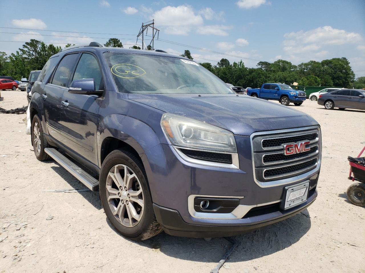 GMC ACADIA SLT 2014 with VIN 1GKKRSKD2EJ278561 - Photo from auction